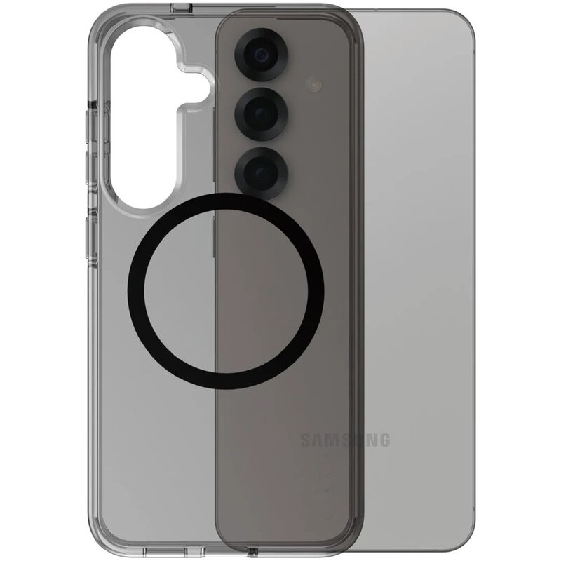 PanzerGlass CARE by Flagship Urban Combat Black QI do Galaxy S25 Szary