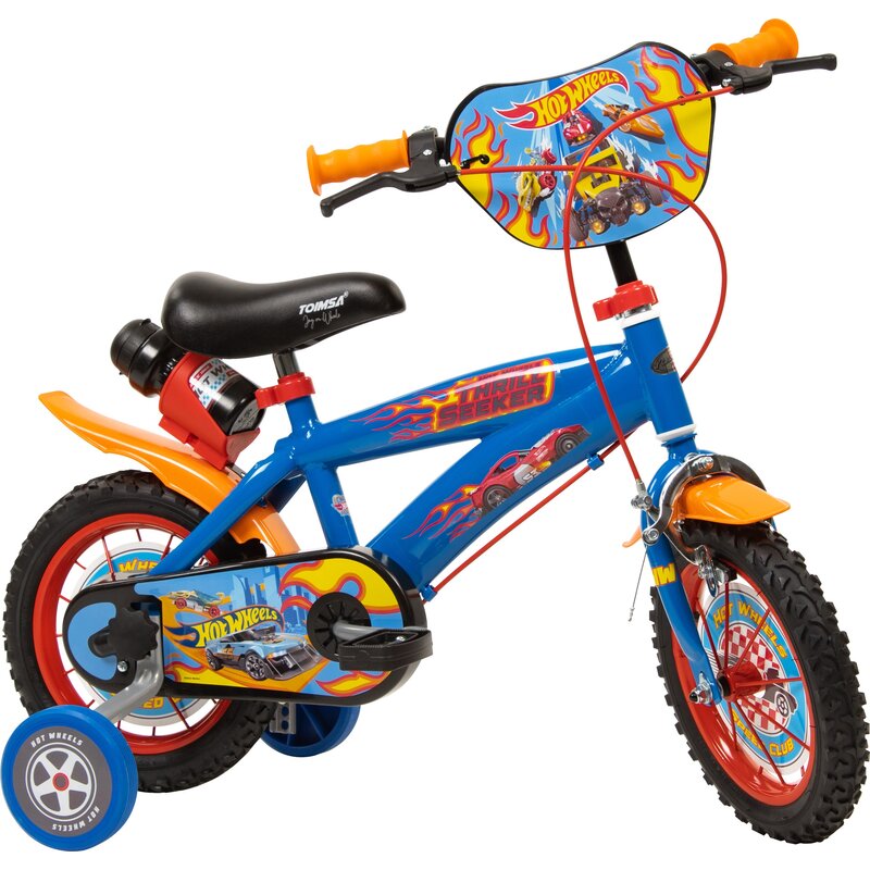 Rower dziecięcy TOIMSA Hot Wheels 12 cali Wzrost: 85-100 cm Wiek: 3-5 lat