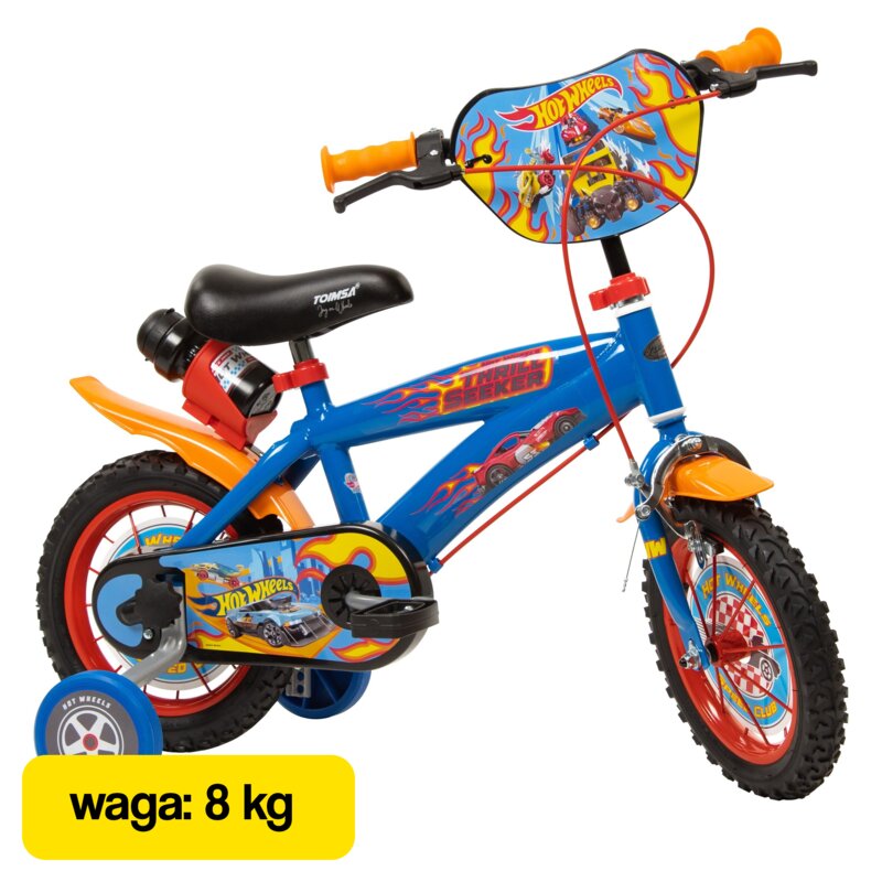 Rower dziecięcy TOIMSA Hot Wheels 12 cali Wzrost: 85-100 cm Wiek: 3-5 lat
