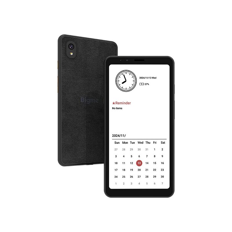 Czytnik e-booków BIGME Hibreak BW 5.84", Podświetlany ekran, Wi-Fi Czarny
