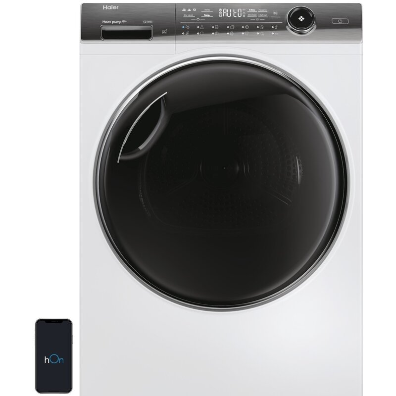 Suszarka HAIER I-Pro 7 Plus HD90-A3979NU1-S z pompą ciepła 9 kg I-Time I-Refresh hOn