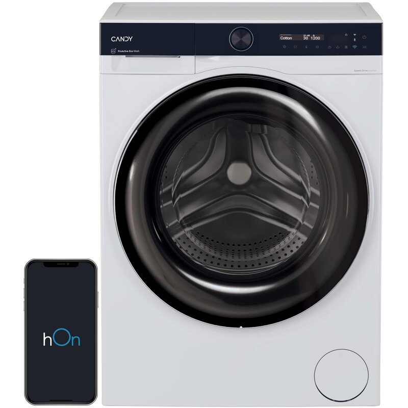 Pralko-suszarka CANDY Slim ProWash&Dry 700 BWS 485SB8-S ProActive EcoWash hOn Szybkie programy Higiena Plus