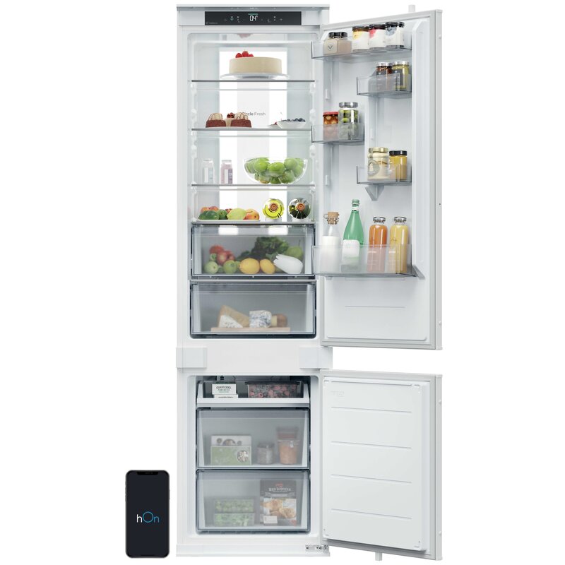 Candy CNBQT5519DW Panorama Light Total No Frost Circle Fresh Szuflada Humidity Zone Kompresor inwerterowy