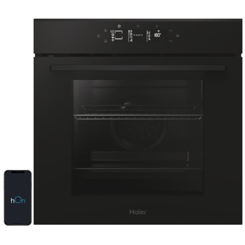 Haier ID Seria 2 H6 ID25G5HTB1 Funkcje AI Termoobieg AirFry Termosonda Zdalne sterowanie Czarne szkło