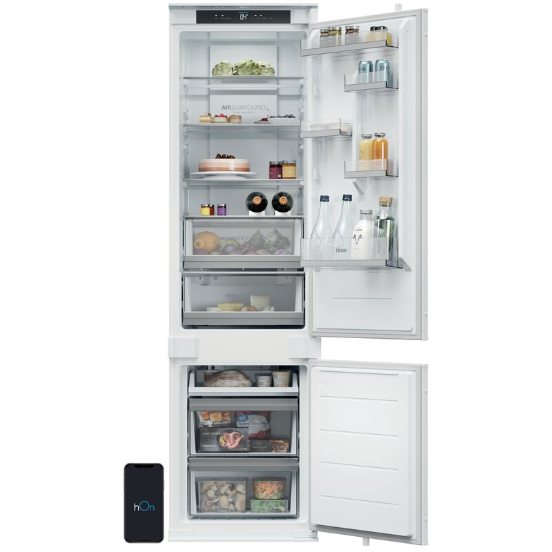 Lodówka Haier EHBQW5519E Total No Frost Kompresor inwerterowy Szuflada Humidity Zone