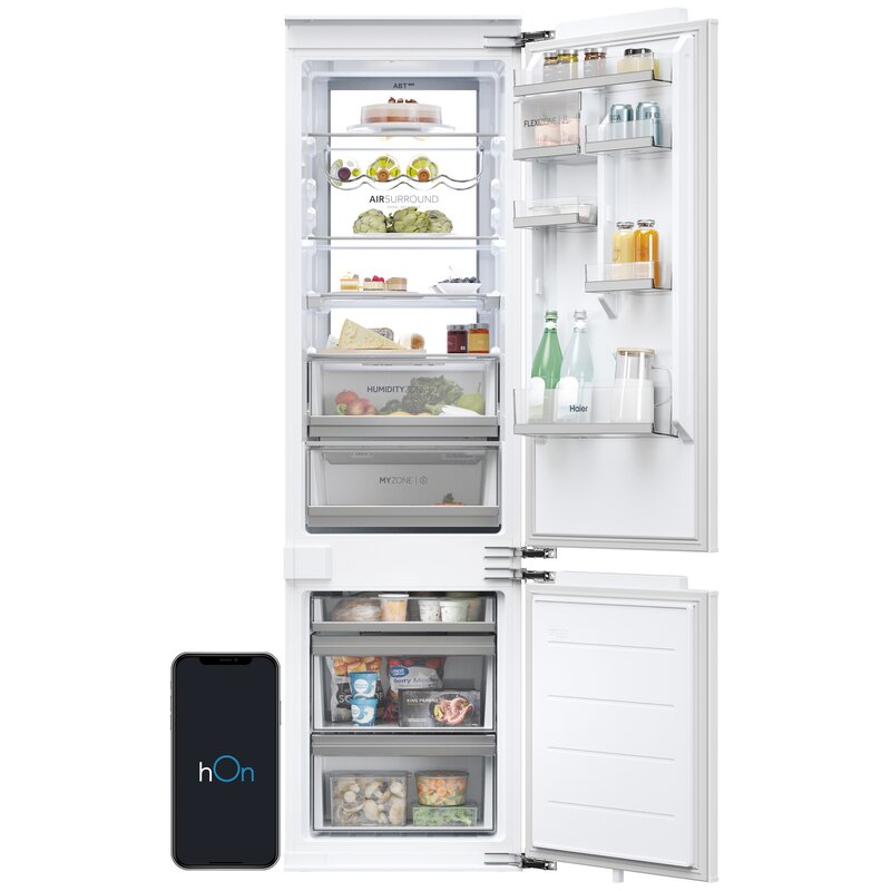 Lodówka HAIER HBW7519CF Oświetlenie Daylight Kompresor inwerterowy Szuflada Humidity Zone