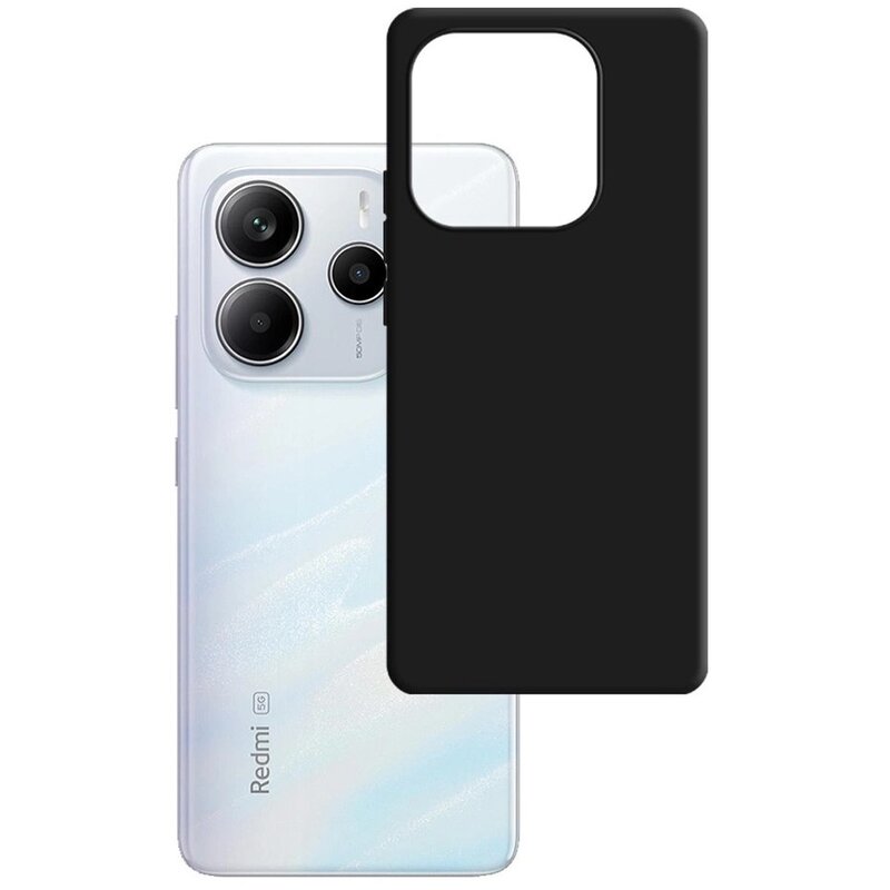 3mk Silicone Case do Redmi Note 14 Czarny