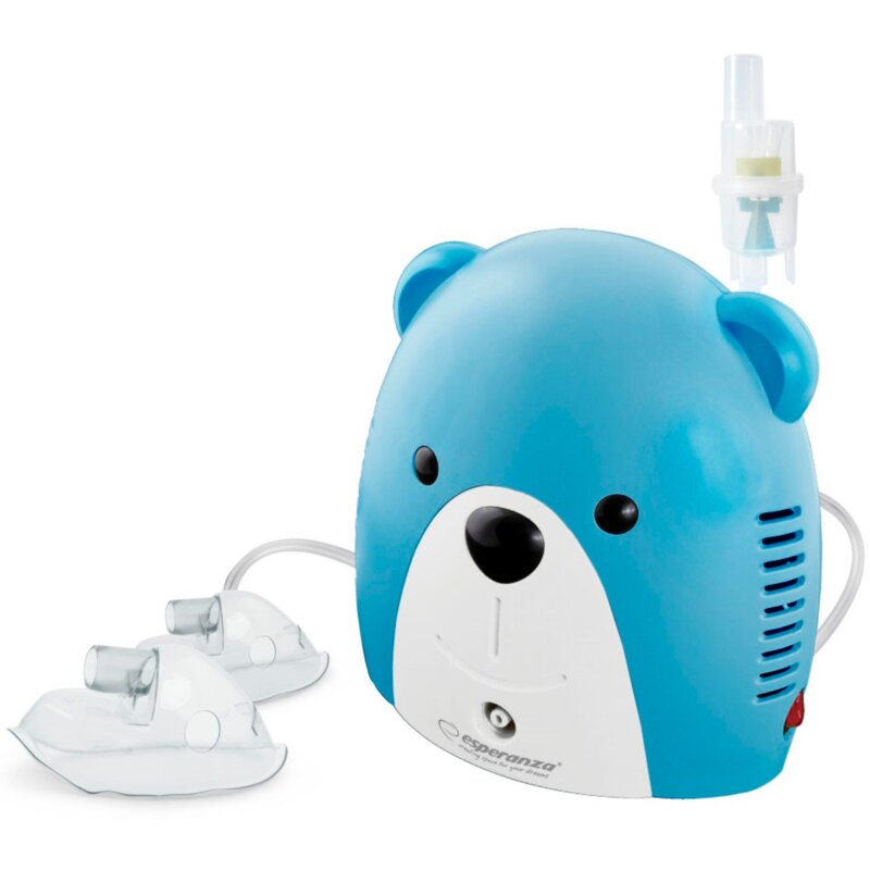 INHALATOR MEDYCZNY MIŚ NEBULIZATOR KOMPRESOROWY DLA DZIECI MISIEK ZESTAW