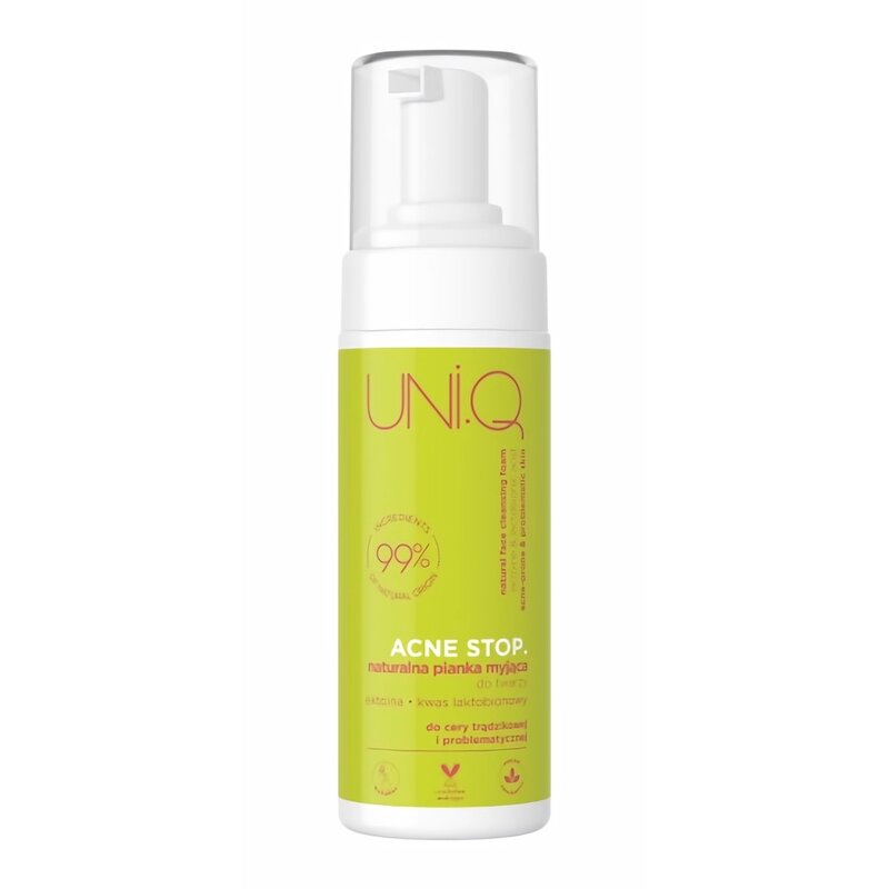 Pianka do mycia twarzy UNI.Q Acne Stop 150 ml