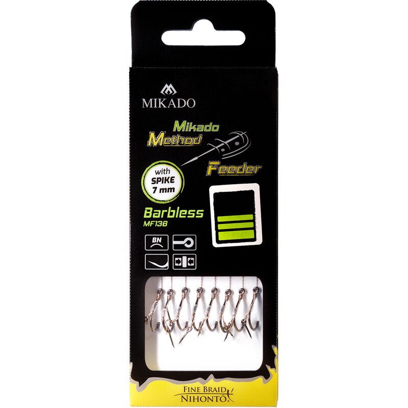 Przypon MIKADO Method Feeder HMFB2805BI-6DB 0.12 mm / 10 cm (8 szt.)