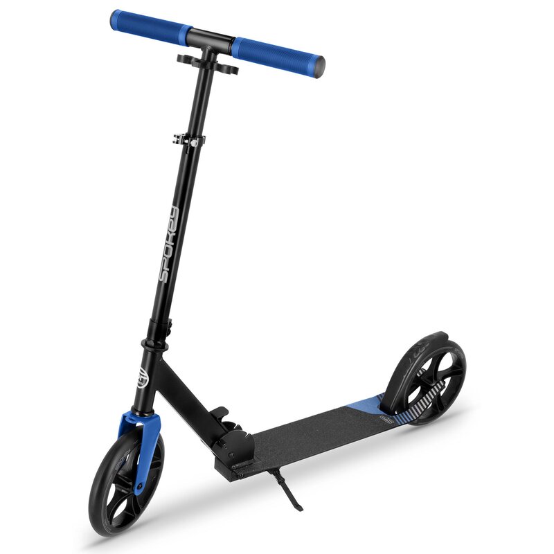 Hulajnoga SPOKEY City Flow 200 Czarno-niebieski