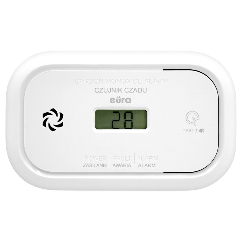 Czujnik tlenku węgla (czadu) EURA CD-71A2V5300/B