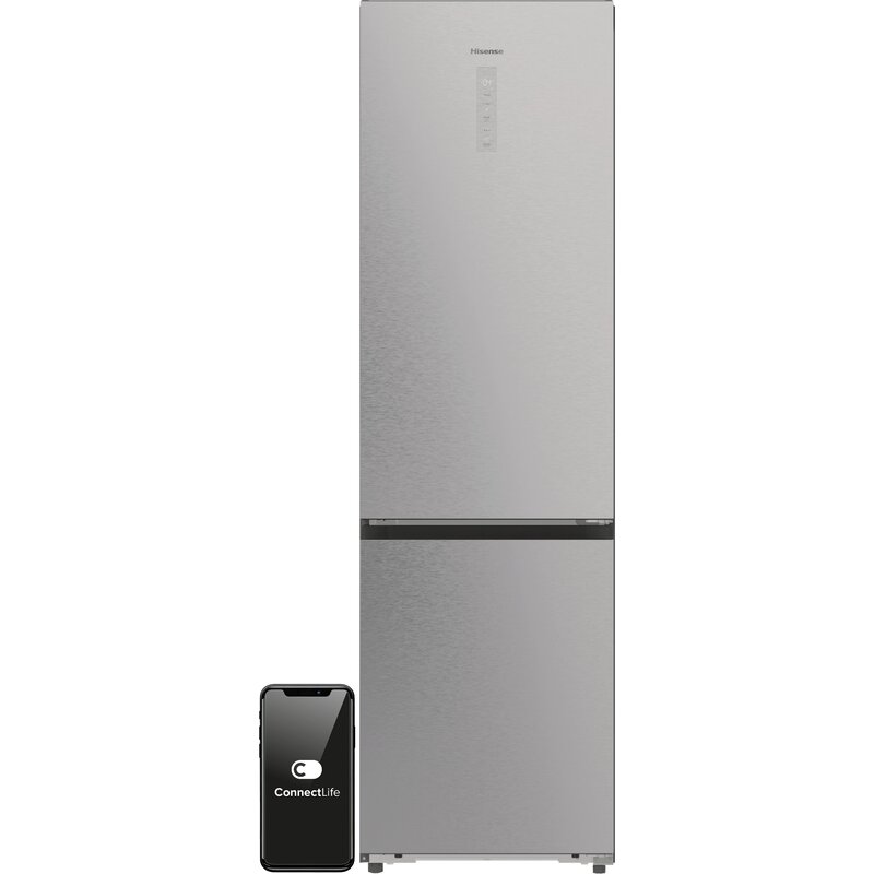 Lodówka HISENSE Pure Flex RB3P410SACC No frost do obudowy 203cm Srebrna