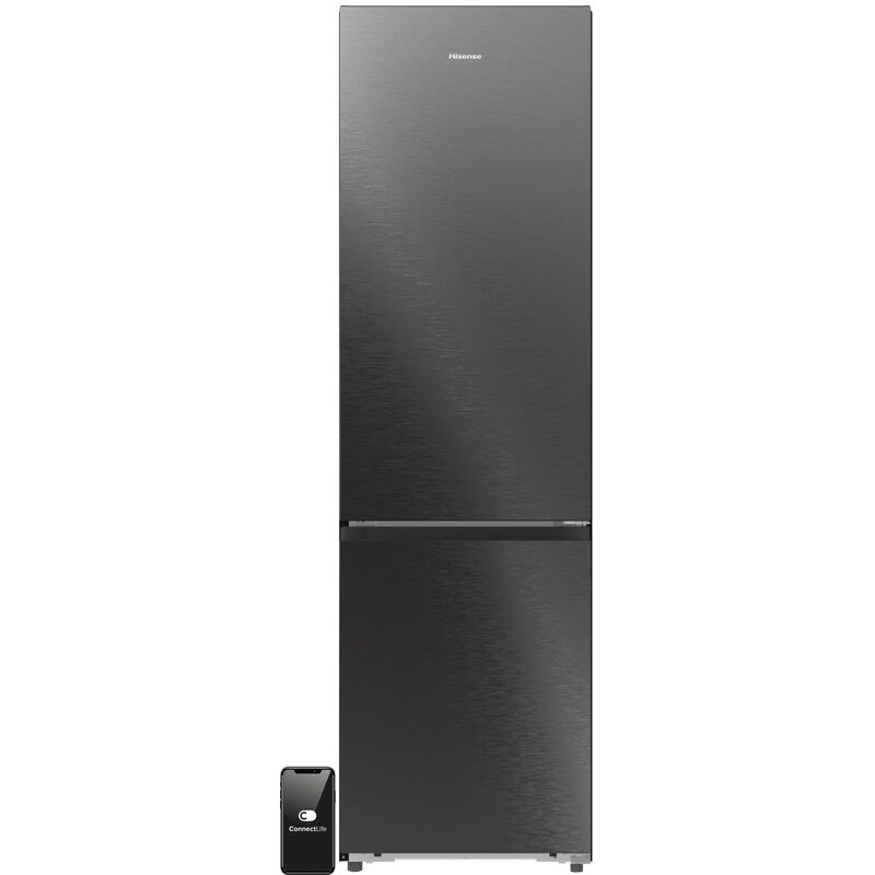 Lodówka HISENSE RB5P410SBFC No frost do obudowy 203cm Czarna