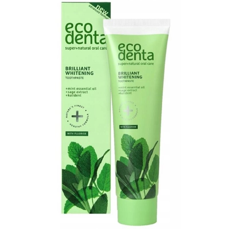 Pasta do zębów ECODENTA Green line Brilliant whitening 100 ml
