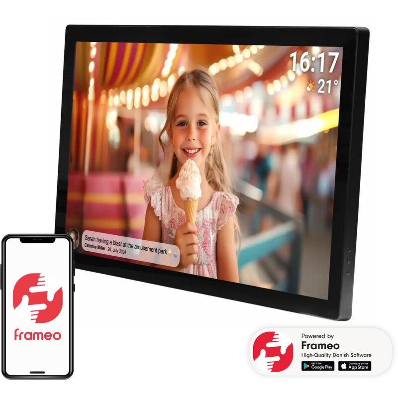 Ramka cyfrowa DENVER Frameo PFF-3260 Czarny