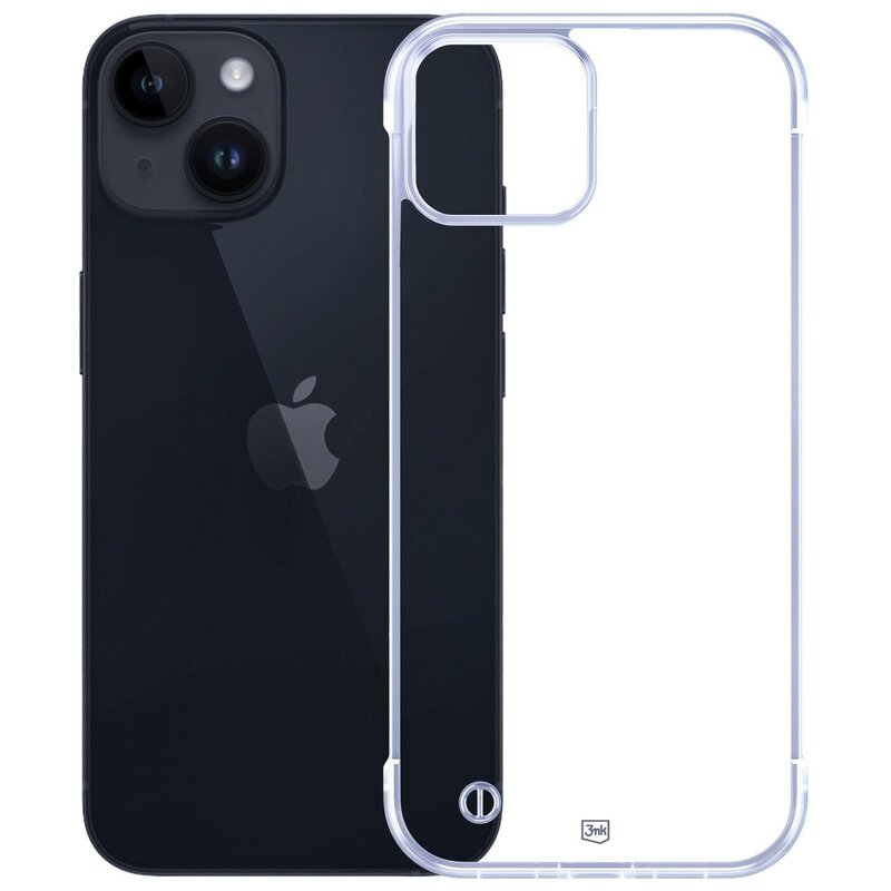 Etui 3MK Just20g Clear Case do Apple iPhone 14 Plus Transparentny