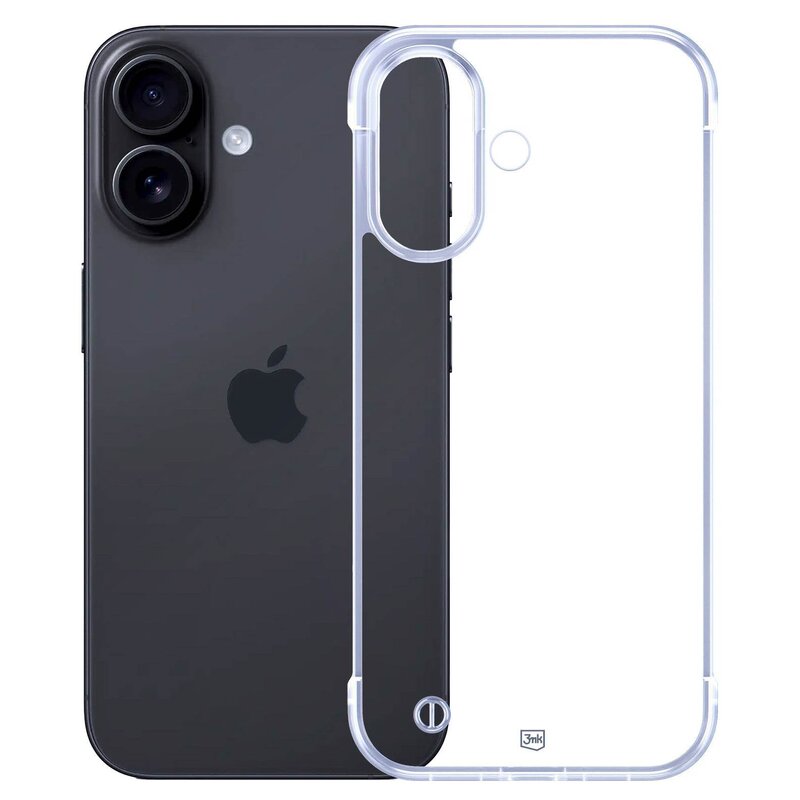 3mk Just20g Clear Case do iPhone 16 Plus Przezroczysty