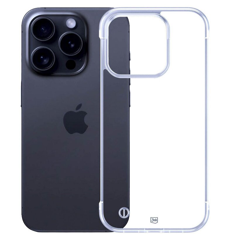 3mk Just20g Clear Case do iPhone 16 Pro Przezroczysty