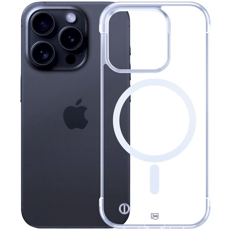 Etui 3MK Just20g MagCase do Apple iPhone 14 Pro Transparentny