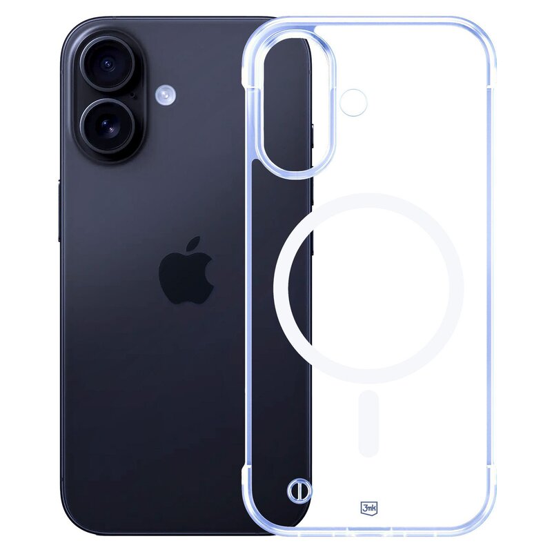 3mk Just20g Case do iPhone 16 Przezroczysty