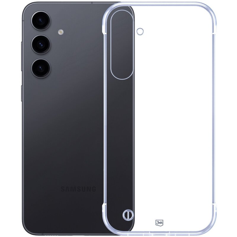 Etui 3MK Just20g Clear Case do Samsung Galaxy S24+ Transparentny