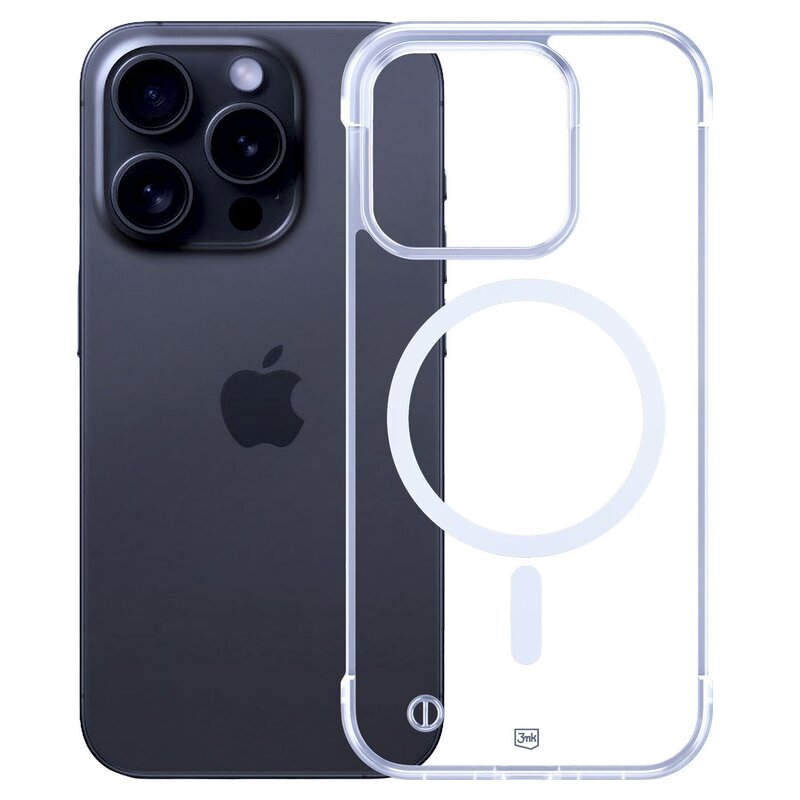 3mk Just20g MagCase do iPhone 16 Pro Max Przezroczysty