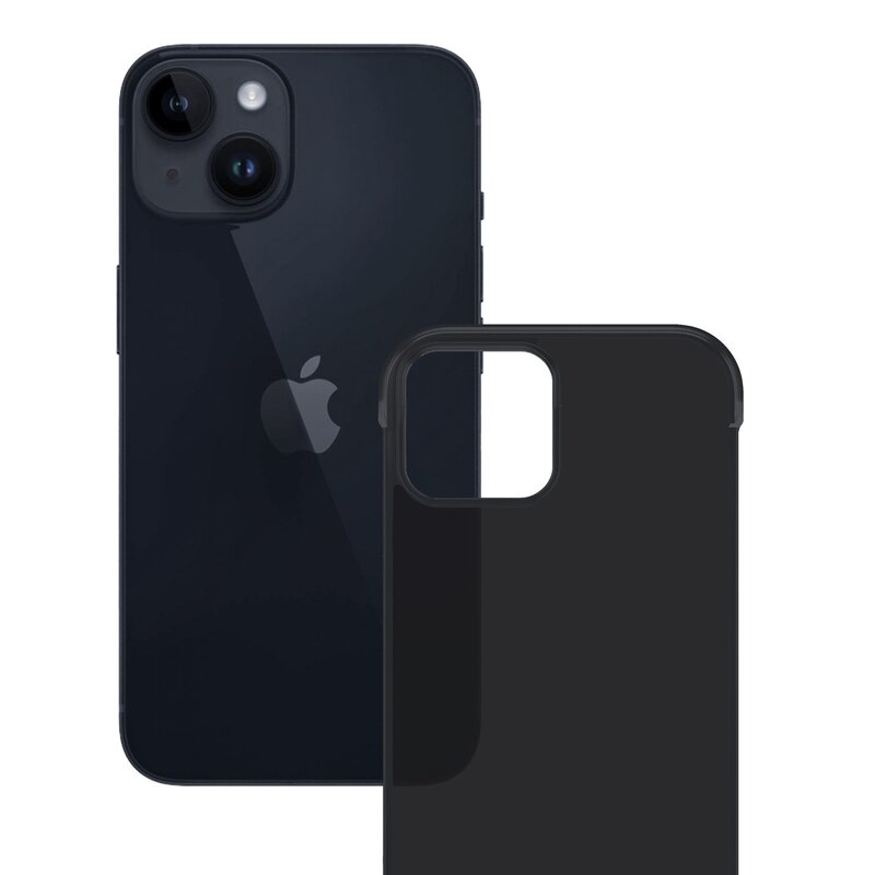 3mk Just20g Clear Case do iPhone 15 Plus Czarny