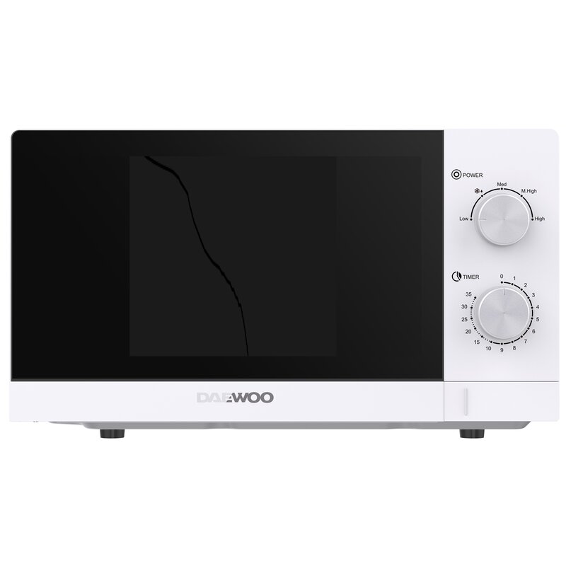 Kuchenka mikrofalowa DAEWOO MD-FA200SW-EU 700W średnica 25.5 cm pojemność 20L Biały