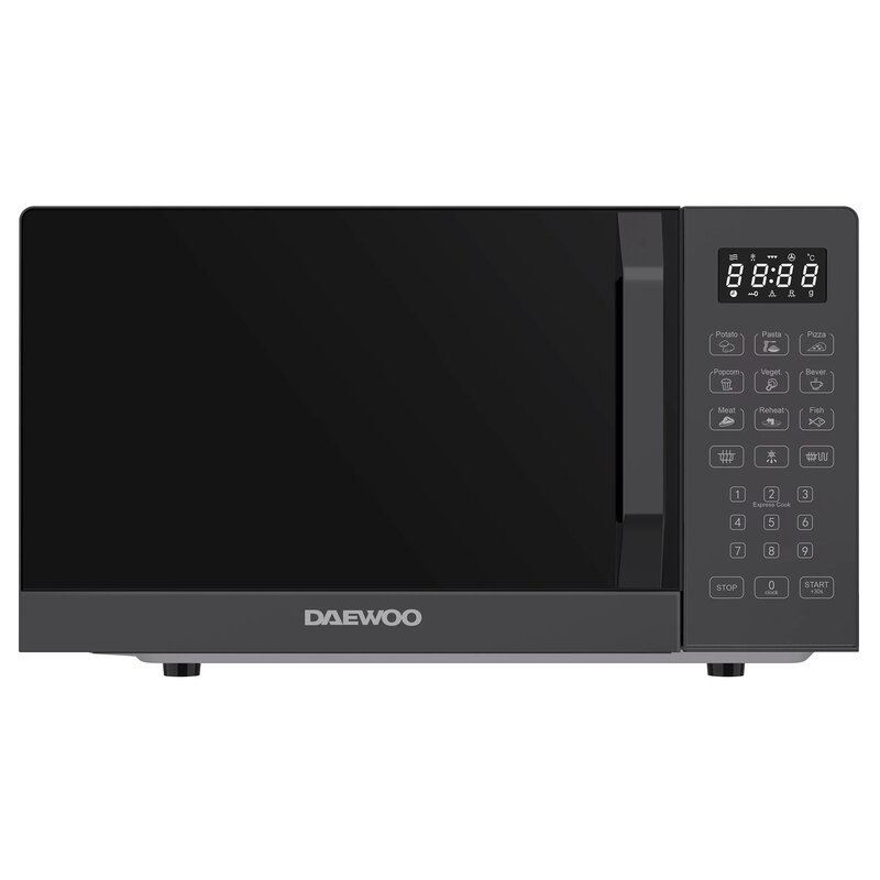 Kuchenka mikrofalowa DAEWOO MD-FA202GB-EU 700W średnica 25.5 cm pojemność 20L Grill Czarny