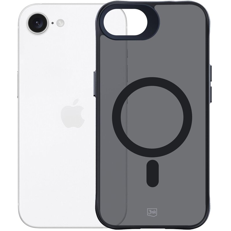 3mk Smoke MagCase do iPhone 16e Czarny