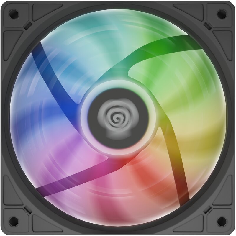 Wentylator GENESIS Oxal 120 ARGB Czarny