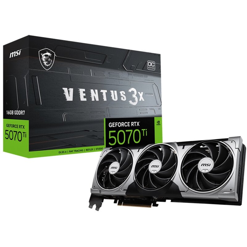 MSI GeForce RTX 5070 Ti Ventus 3X OC 16GB GDDR7 DLSS5