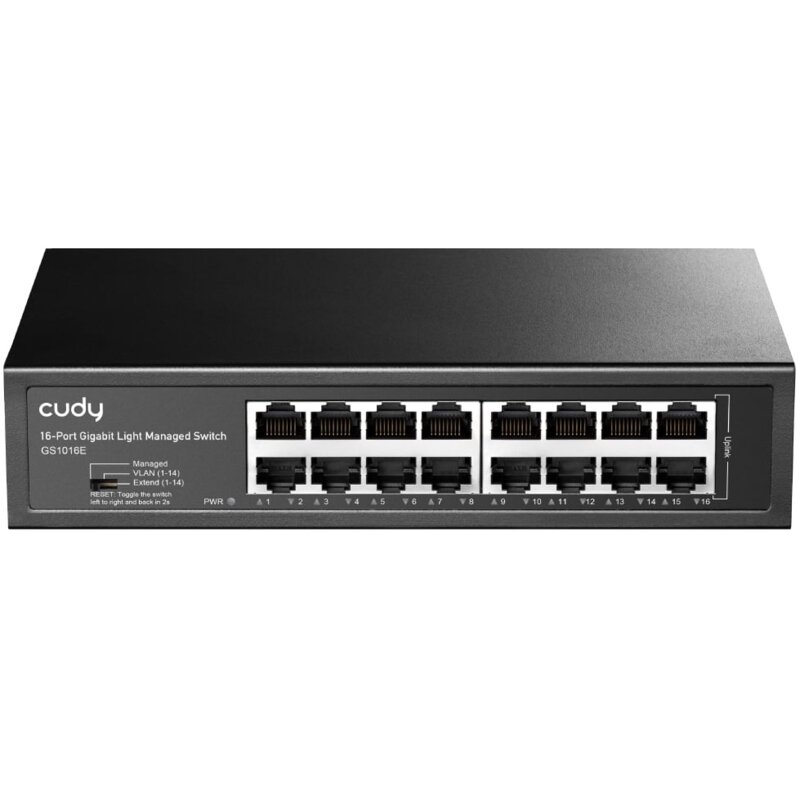 Switch CUDY GS1016E Gigabit Ethernet, 16 portów, Zarządzalny