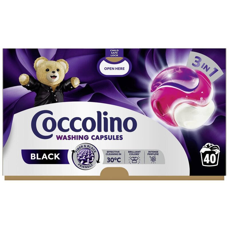 Kapsułki do prania COCCOLINO Care Black 40 szt.