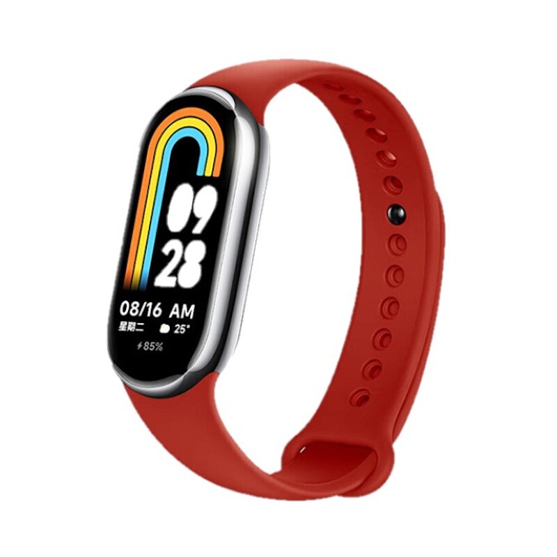 Pasek DEVIA Deluxe Sport do Xiaomi Mi Band 8 Czerwony
