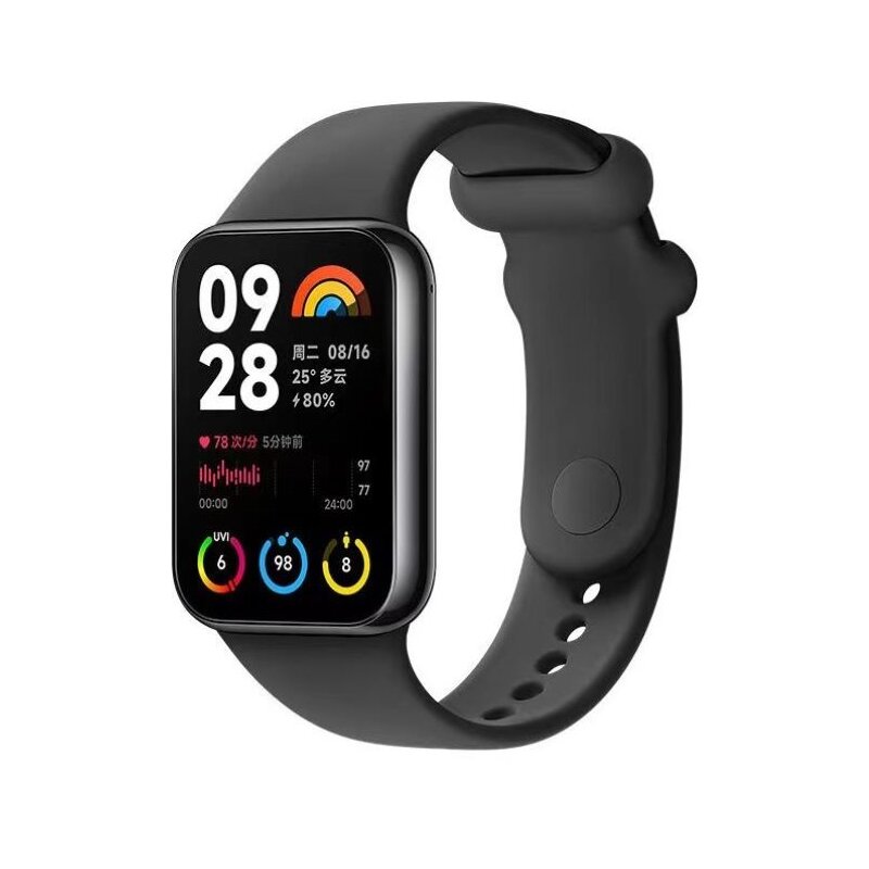 Pasek DEVIA Deluxe Sport do Xiaomi Mi Band 8 Pro/Redmi Watch 4 Czarny
