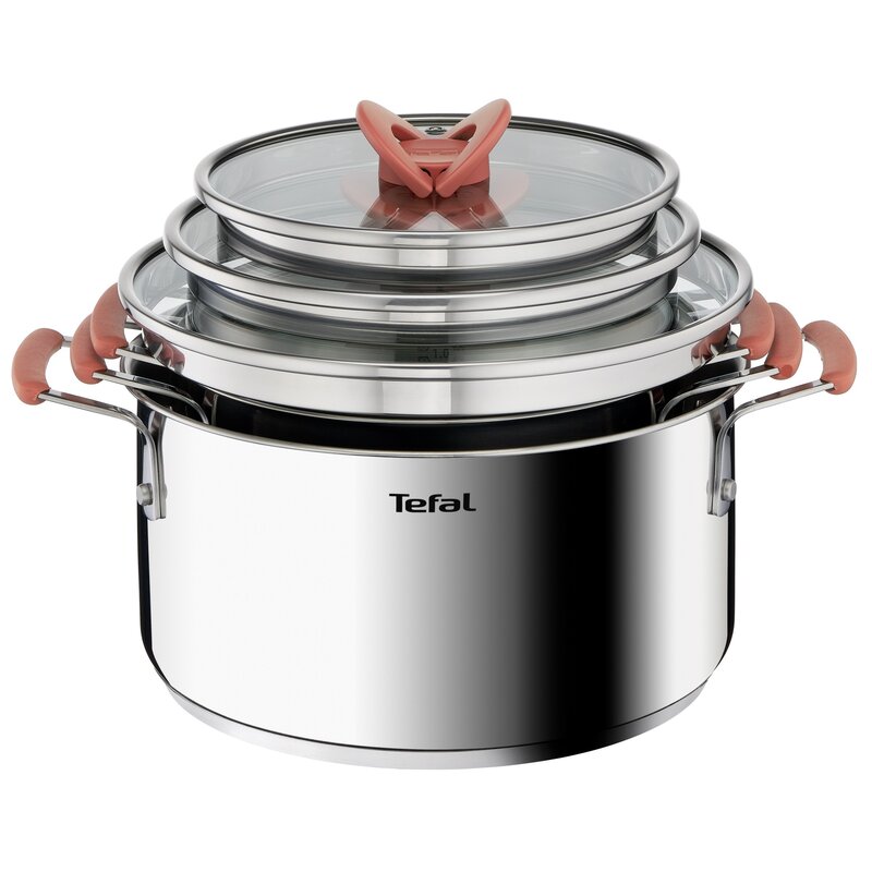 Zestaw garnków TEFAL Opti Space G720S674 (6 elementów)