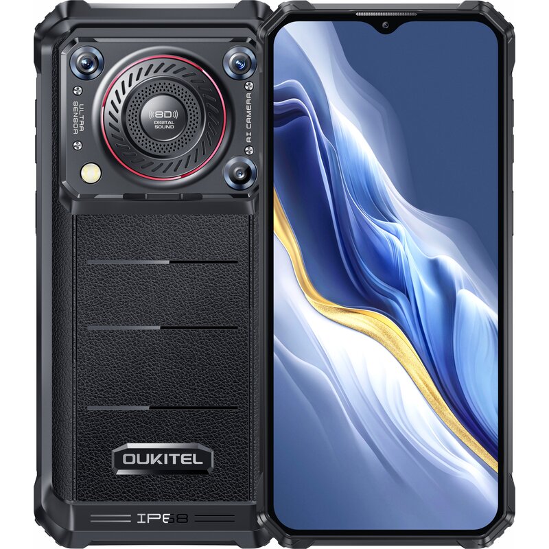 Smartfon OUKITEL WP36 8/128GB 6.52" Czarny