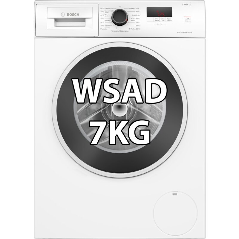 Pralka BOSCH Serie 2 WGE02400PL 7kg 58.8cm 1400obr