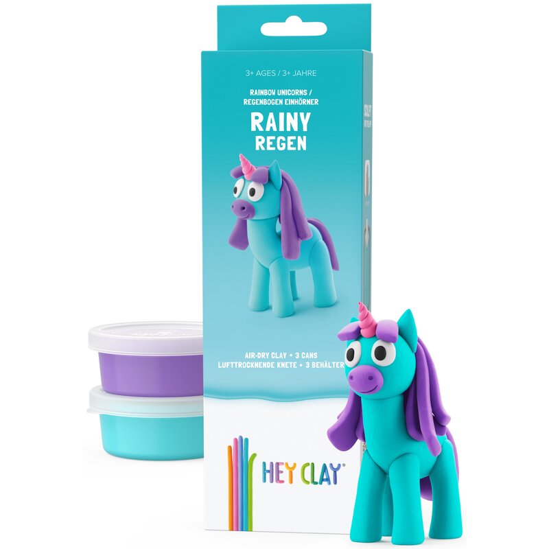Masa plastyczna HEY CLAY Jednorożce Rainy HCL30140CEE