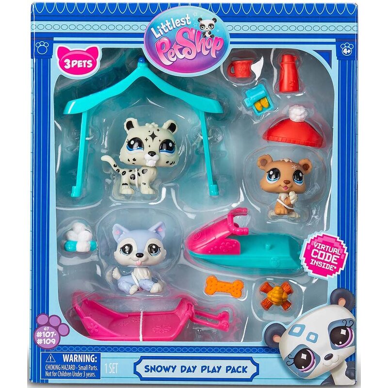 Zestaw figurek LITTLEST PET SHOP Śnieżny dzień Seria 2 LPS00534