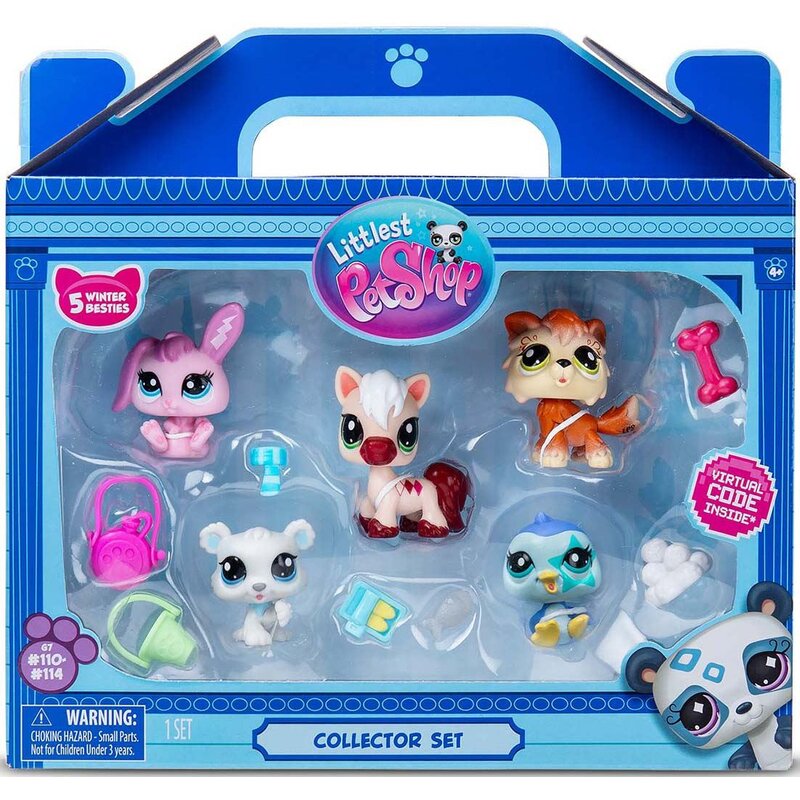 Zestaw figurek LITTLEST PET SHOP Zimowy motyw Seria 2 LPS00573