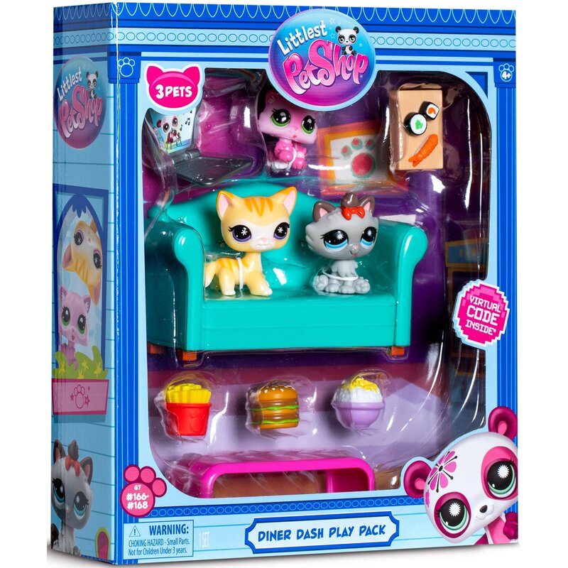 Zestaw figurek LITTLEST PET SHOP Podwieczorek Seria 3 LPS00636