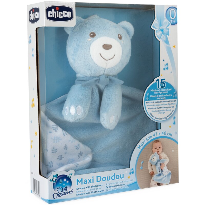 Maskotka CHICCO My First Dreams Maxi Doudou 00012159200000 Niebieski