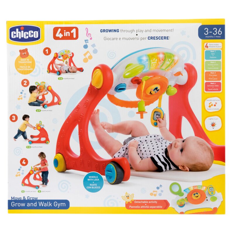 Zabawka interaktywna CHICCO Rośnij i chodź 4w1 00009335000000