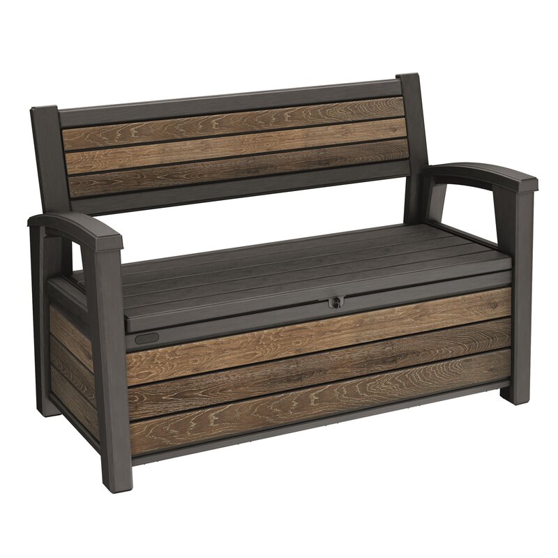 Ławka ogrodowa KETER Deco Garden Bench Brązowy