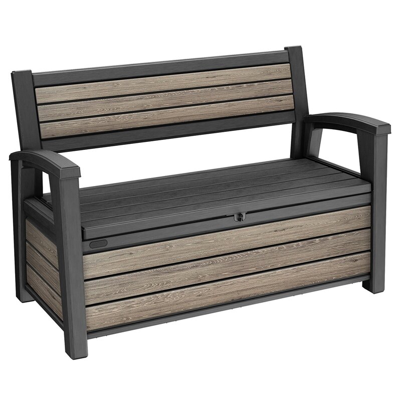 Ławka ogrodowa KETER Deco Garden Bench Popielaty
