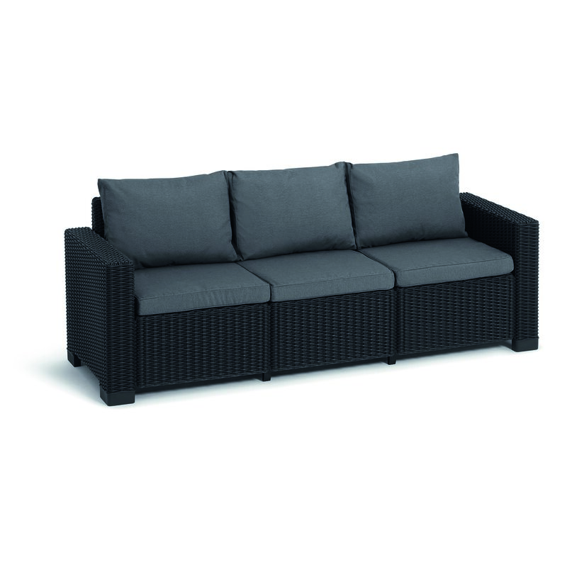 Sofa KETER California Grafit-Jasny-Szary