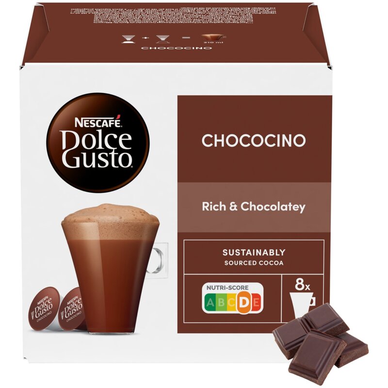 Kapsułki NESCAFE Chococino do ekspresu Nescafe Dolce Gusto (16 szt.)